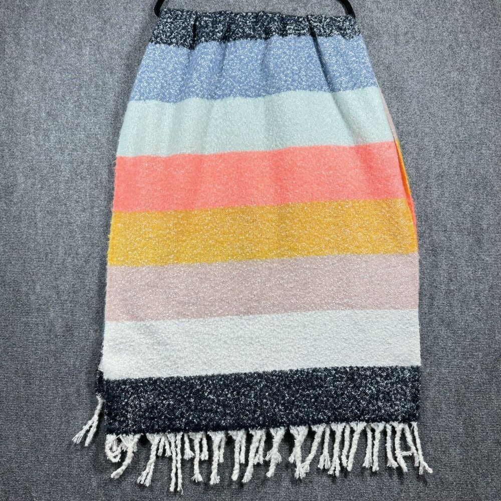 Gap Oversized Neutral Multi Stripe Very Soft Comfy Women’s Winter Blanket Scarf